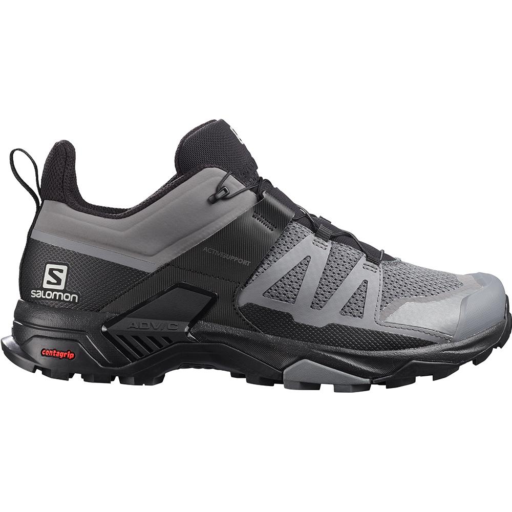 Salomon Singapore Mens Running Shoes - X ULTRA 4 Gray | 50436-ZPMQ